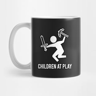 Children At Play in Minecraft Mug